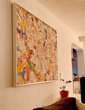 Köln in „Kandinsky” auf Leinwand Köln in „Kandinsky” auf Leinwand